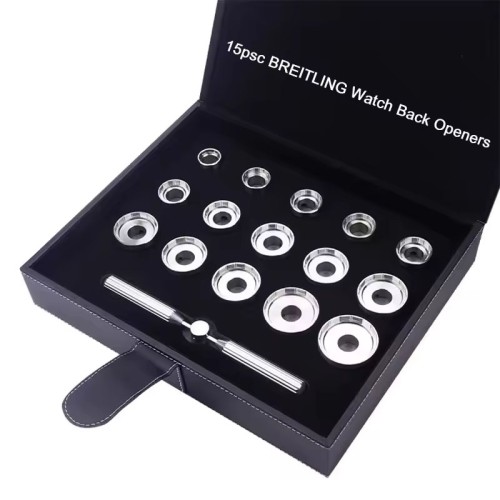 15Pcs Stainless Steel Watch Back Opener Dies Kit For Breitling Watches Repairing 15Pcs Stainless Steel Watch Back Opener Dies Kit For Breitling Watches Repairing